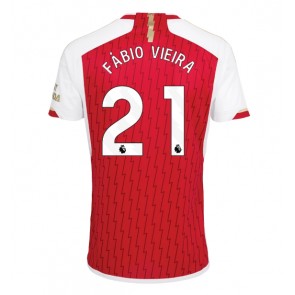 Arsenal Fabio Vieira #21 Replika Hjemmebanetrøje 2023-24 Kortærmet